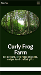Mobile Screenshot of curlyfrogfarm.com